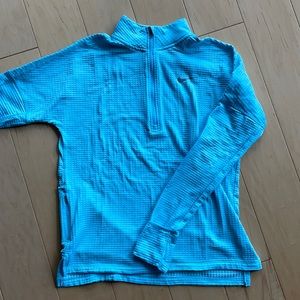 Long sleeve blue Nike zip up